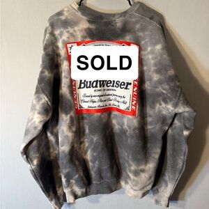 adidas Tie-Dye Men's Sweater - Black and Gray